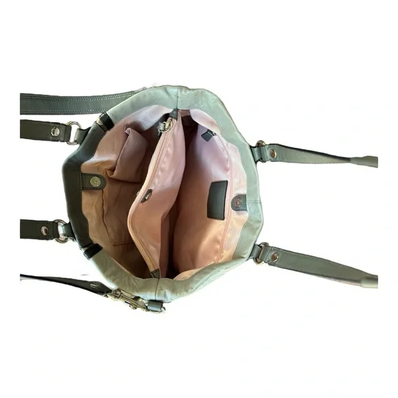 COACH Silver Ashley Handbag Purse. - Picture 7 of 8